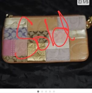 COACH PATCHWORK WRISTLET